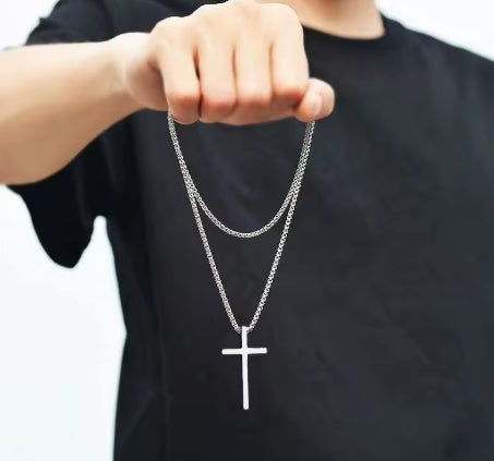 Trend Kreuz Anhänger Halskette